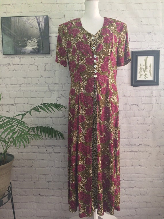 Vintage 80's | Dress | Size 12 | J.BS. LTD. | Flo… - image 6