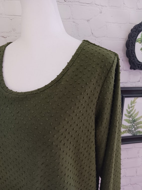 Vintage 90's Green Top Tag Size Medium | 90's Clo… - image 5