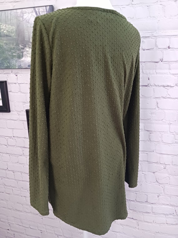 Vintage 90's Green Top Tag Size Medium | 90's Clo… - image 3