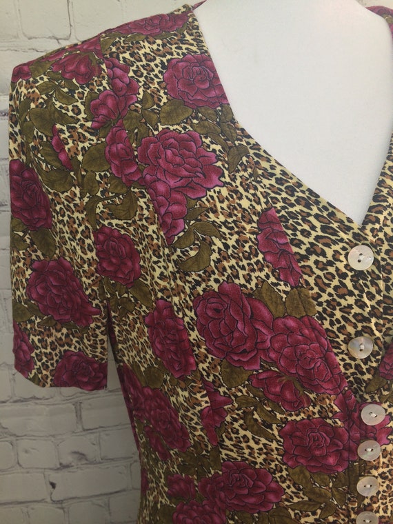 Vintage 80's | Dress | Size 12 | J.BS. LTD. | Flo… - image 7