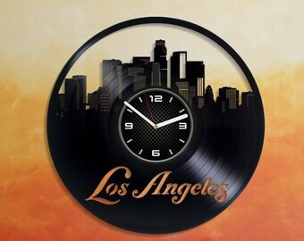 Los Angeles LA Clippers 12 inch Round Wall Clock Chrome Plated Los Angeles LA Clippers 12 inch Round Wall Clock Chrome Plated