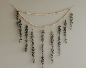 Eucalyptus Wallhanging, Boho Wallhanging decor, Greenery Wall Decor, Eucalyptus garland, Boho decor ideas