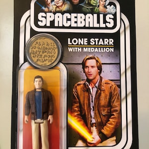 2023 Custom Spaceballs Lone Starr With Medallion Art Toy Hand Made