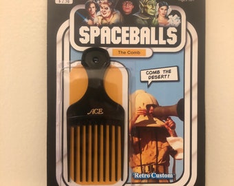 Peine Spaceballs personalizado "Hair Pick" Estilo 2 Escena del desierto