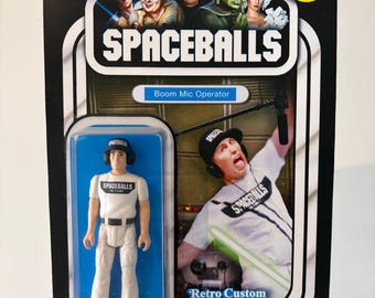 Custom Spaceballs Boom mic operator Art Toy Hand Made