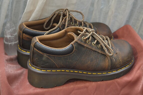 Vintage Melissa Air Ware Chunky Doc Martens - Bro… - image 3