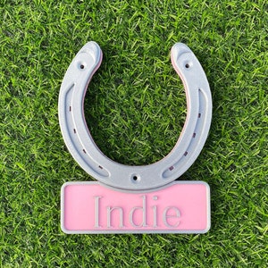 Stable Door Name Plate - 16 Colours & 5 Size Options