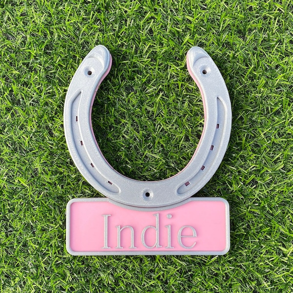 Stable Door Name Plate - 16 Colours & 5 Size Options