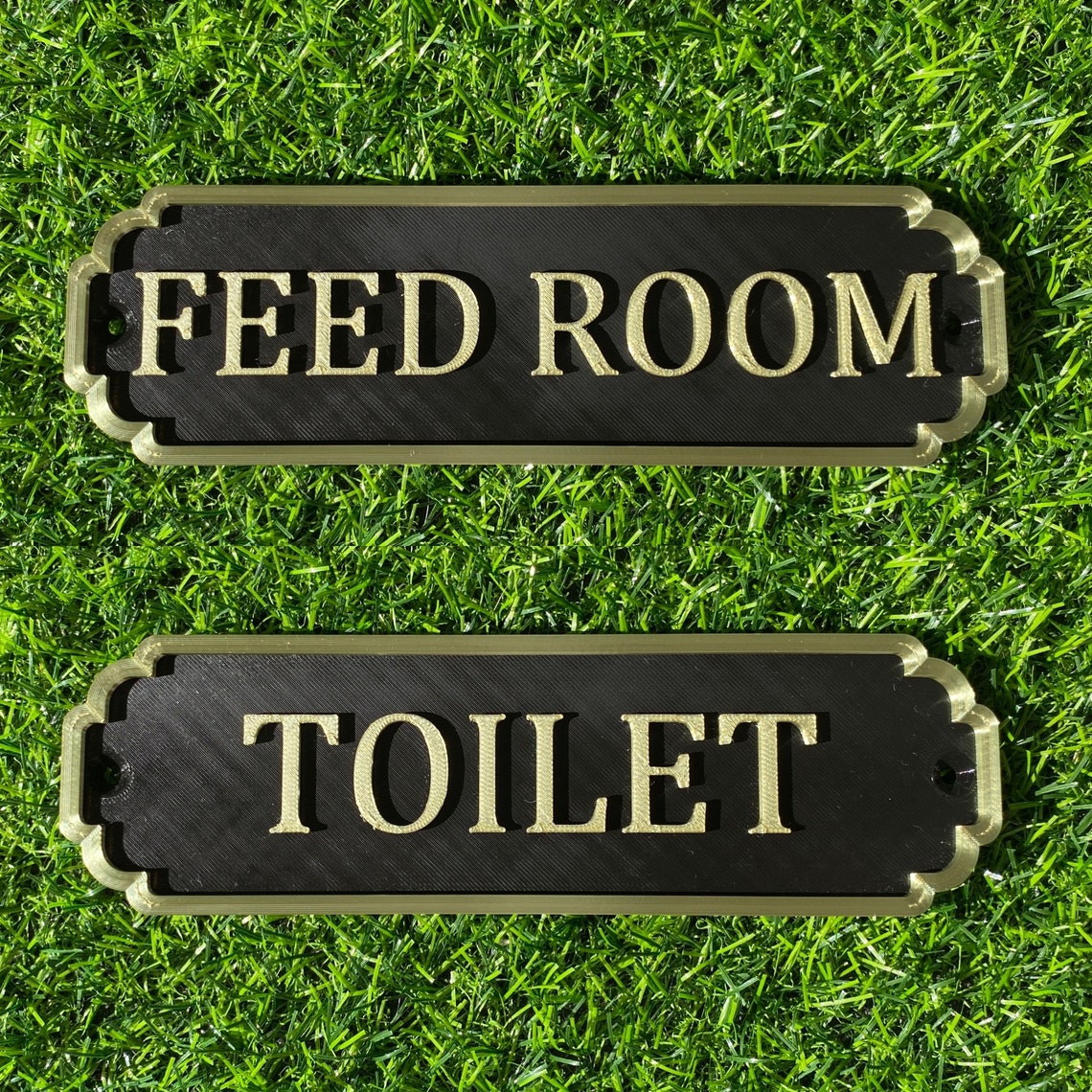 Personalised Stable Door Name Plate Classic Design Etsy UK