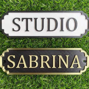 Personalised Stable Door Name Plate | Classic Design | Stall Door Sign | Barn Door Sign | Stable Yard | Horse Door Sign | Pony Door Sign