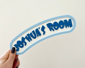 Childs Bedroom Door Sign | Playroom Door Sign | Playhouse Sign | Personalised Door Sign | Girls Bedroom Door Sign | Boys bedroom Door Sign