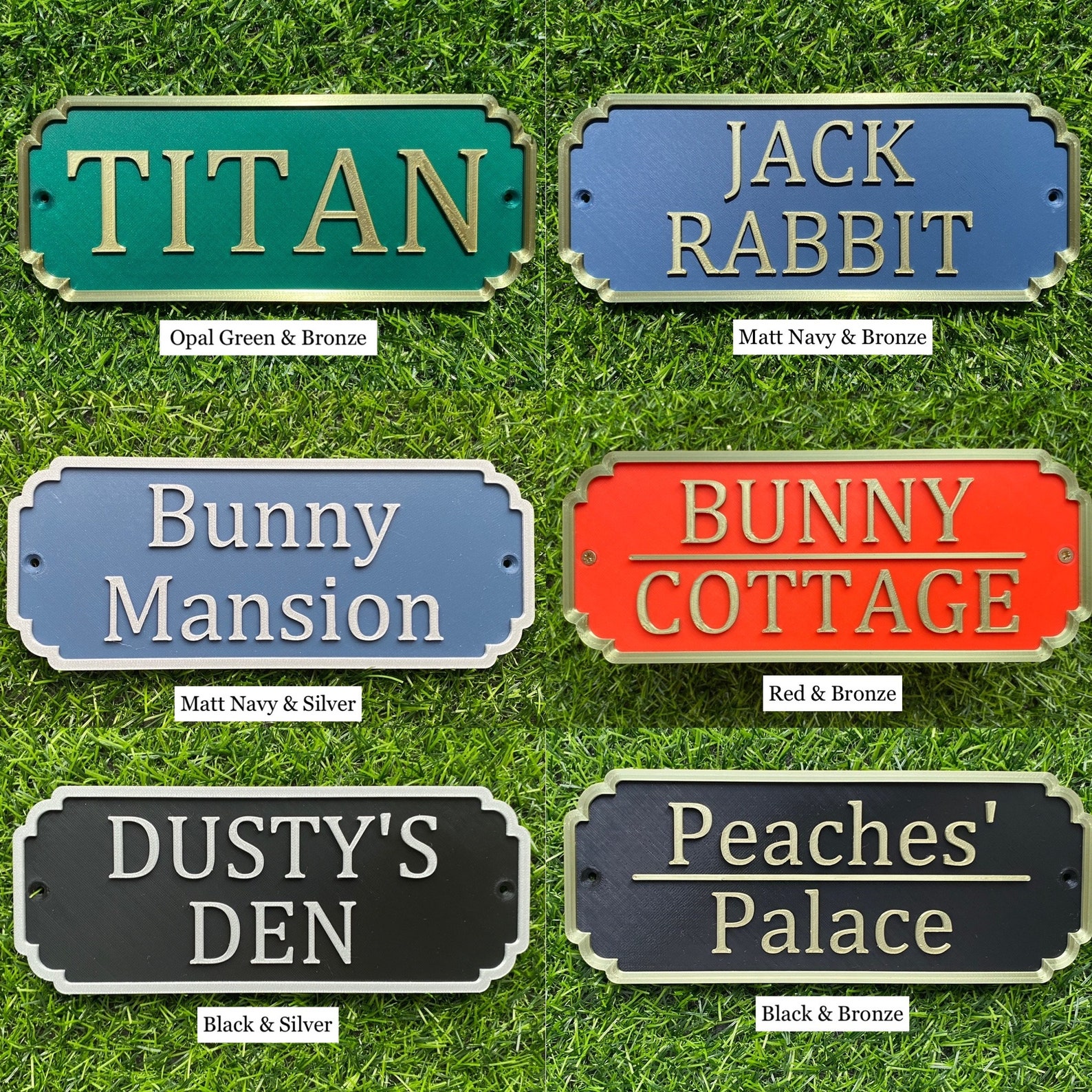 Personalised Rabbit Hutch Door Sign 20 Colour Options - Etsy
