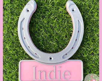 Stable Door Name Plate - 16 Colours & 5 Size Options