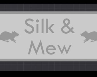 Personalised Rat House Door Sign