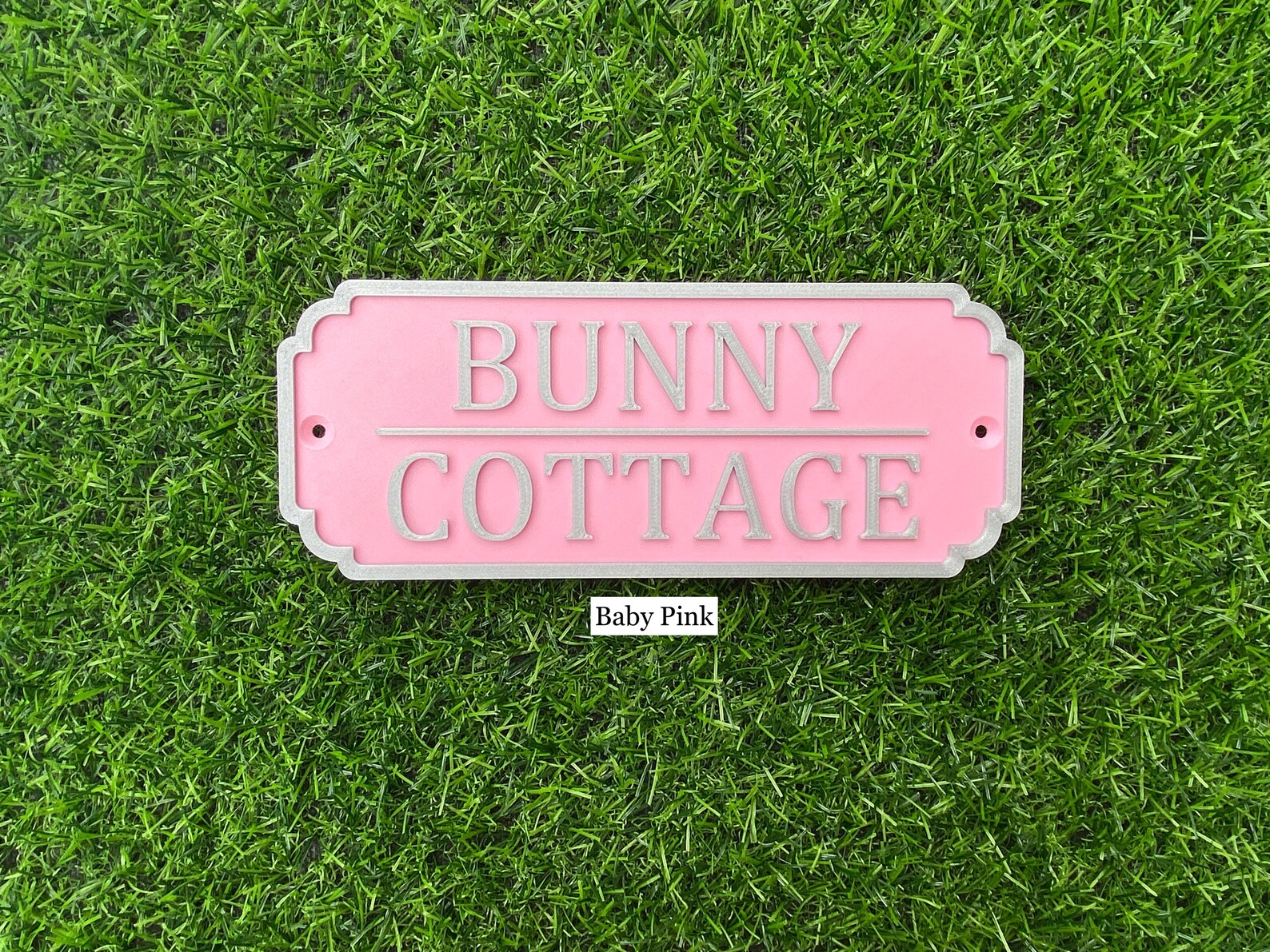 Personalised Rabbit Hutch Door Sign 20 Colour Options Etsy