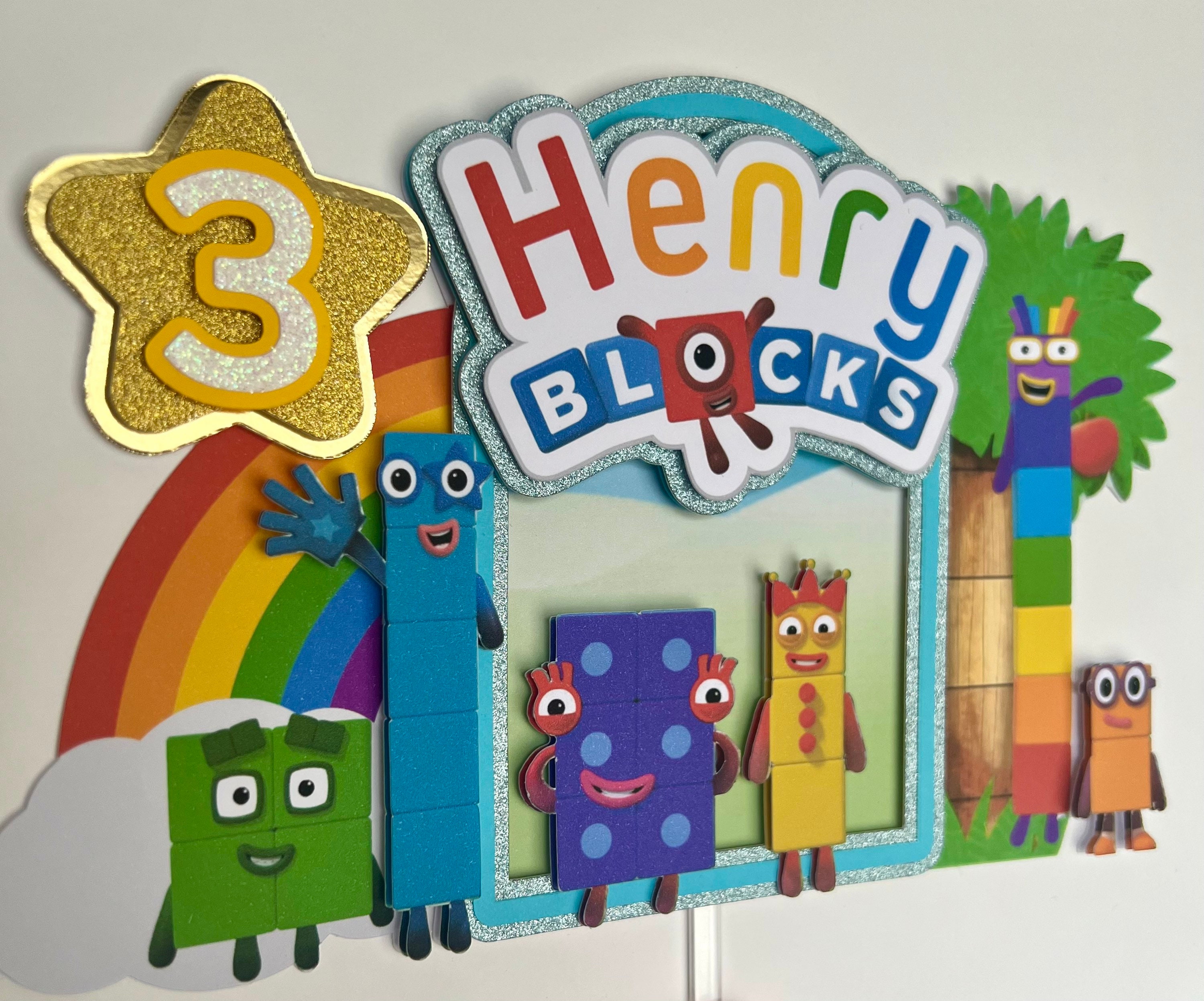 Numberblocks Cake Topper - Etsy UK