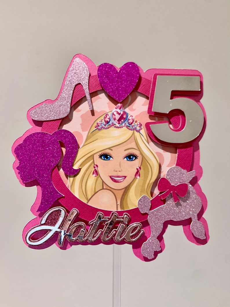 Barbie Cake Topper Etsy UK
