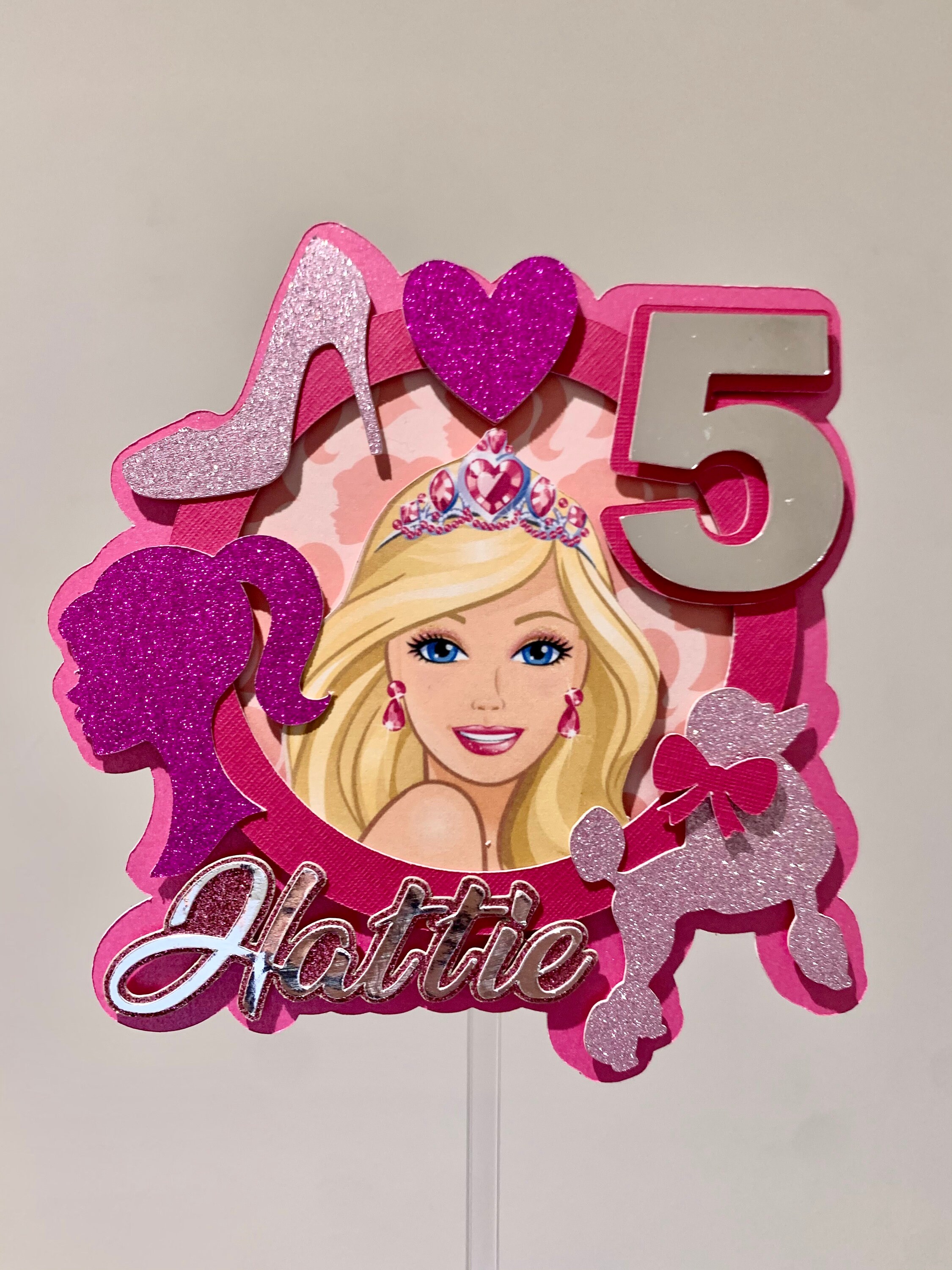 Printable Barbie Cake Toppers Printable Barbie Cake Toppers