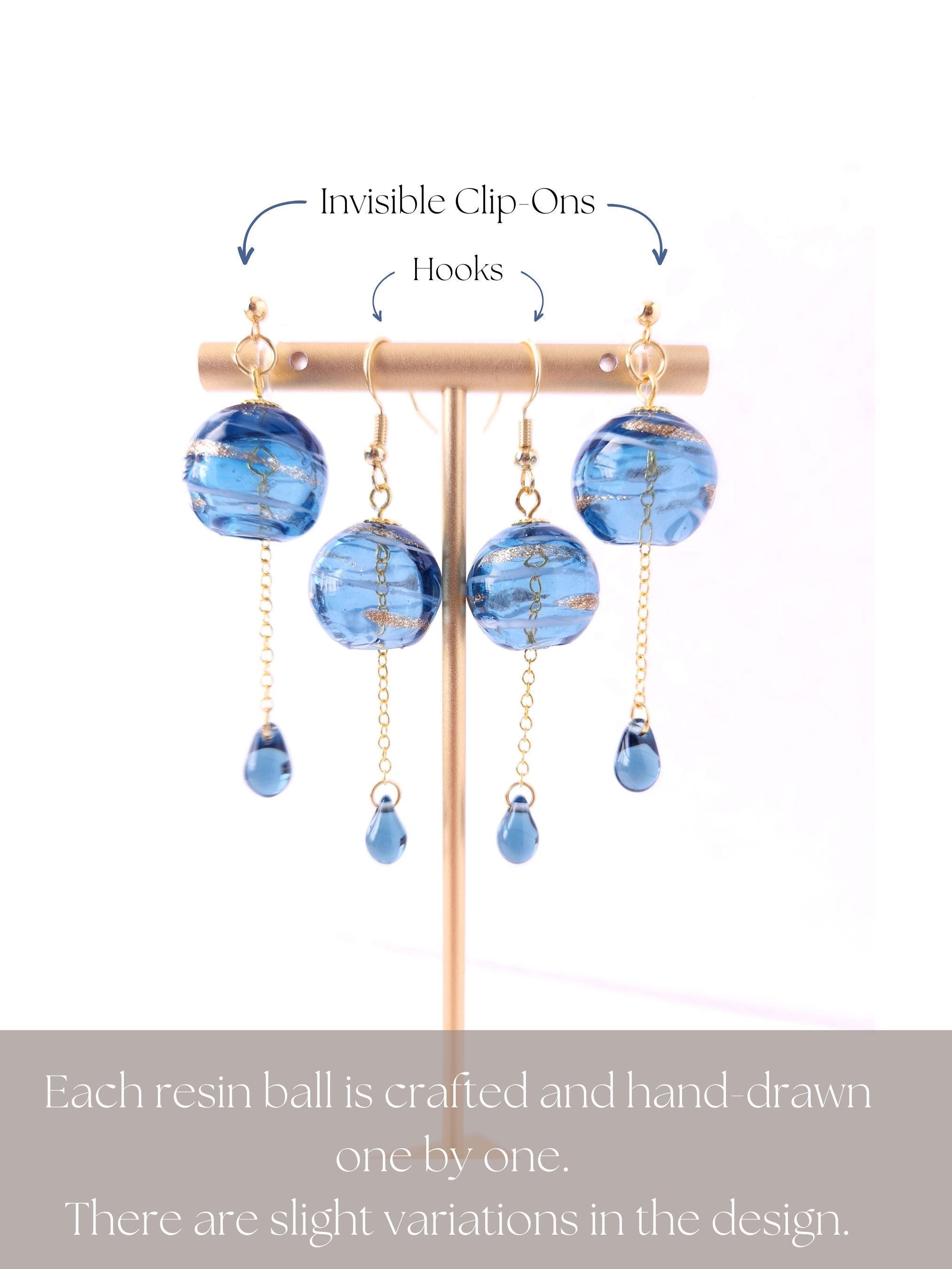 Japanese Wind Chime Earrings Furin Drop Earrings Resin Etsy