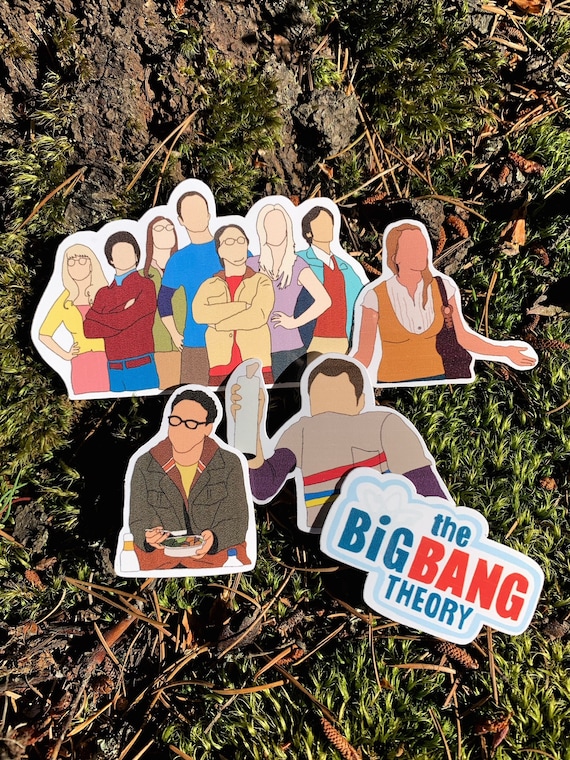 The Big Bang Theory Stickers BBT Inspired Stickers Set Full Etsy