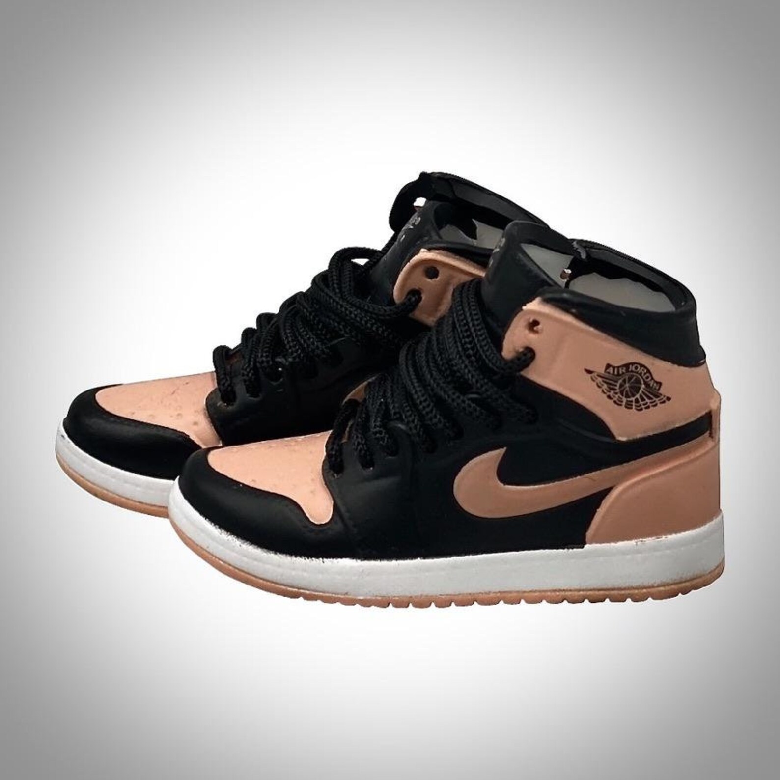 Mini Sneaker 3D Jordan 1 High Rust Pink Keychain Etsy