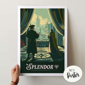 Unofficial SPLENDOR - Inspired Poster / Retro Board Game Poster & Wall Art Print / Fantasy, Dnd, Roleplaying Game / Home Decor Gift Idea