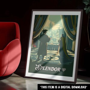 SPLENDOR - Inspired Poster / Retro Board Game Poster & Printable Wall ...