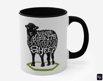 Nessuno vuole la tua dannata pecora / Tazza in ceramica da 325 ml / Dungeons & Dragons, RPG, Gioco da tavolo, Giochi, Fantasy, Regalo