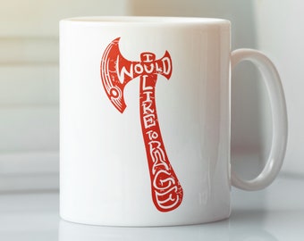 Vorrei arrabbiarmi / Tazza in ceramica da 325 ml / Dungeons & Dragons, RPG, Gioco da tavolo, Giochi, Fantasy, Regalo