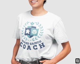 Unisex - Board Games Coach / T-Shirt / Dungeons & Dragons, RPG, Board Game, Gaming, Fantasy, Gift