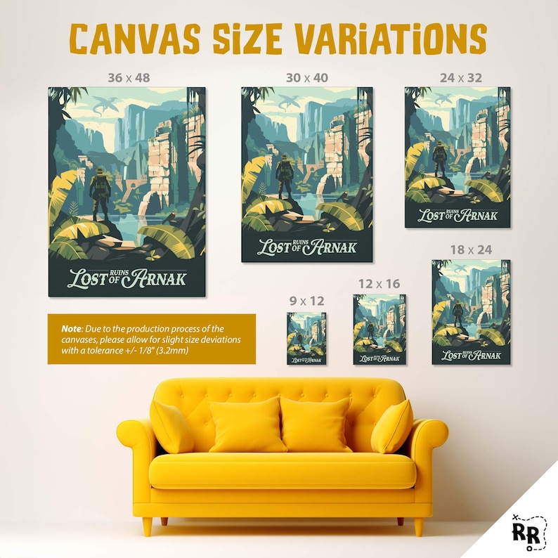 Unofficial Lost Ruins of Arnak - Inspired Canvas / Retro Board Game ...