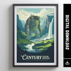Unofficial CENTURY - GOLEM EDITION - Inspired Poster / Board Game Poster & Printable Wall Art Print / Home Decor Gift / Digital Download