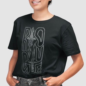 Unisex - ROGUE / T-Shirt / Dungeons & Dragons, RPG, Board Game, Gaming, Fantasy, Gift
