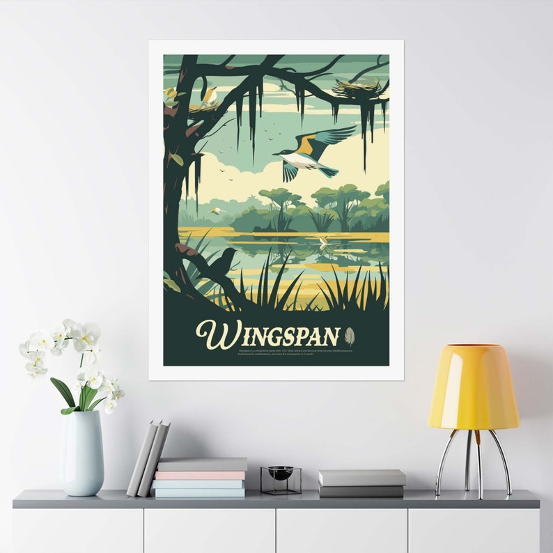Unofficial WINGSPAN - Inspired Poster / Retro Board Game Poster & Wall ...