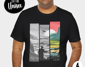 Camiseta unisex inspirada en Catan / Juego de mesa, RPG, fantasía, DnD, regalo para jugadores