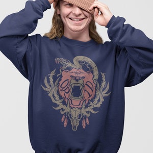 Unisex - DRUIDE / Crewneck Sweatshirt / Dungeons & Dragons, Rollenspiel, Brettspiel, Gaming, Fantasy, Geschenk