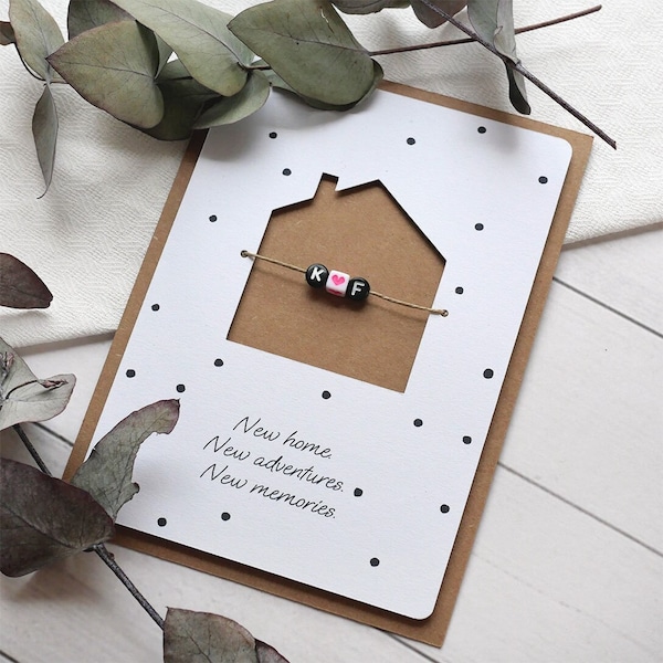 Housewarming card - personalized and handmade card - moving card - housewarming gift