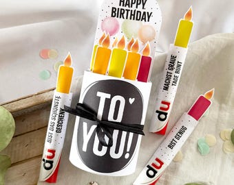Duplo wrapperole birthday - Duplo template - chocolate gift