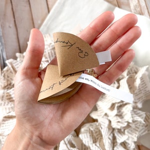 Galletas de la suerte de papel - regalo para invitados - decoración de mesa