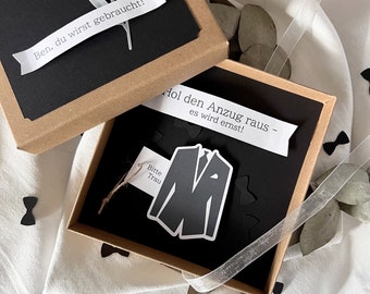 Geschenk für den Trauzeugen |  Willst du mein Trauzeuge sein | Personalisierte Box | Überraschung Hochzeit Trauzeugen