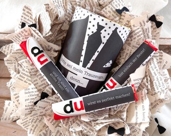 Vraag je beste man | Duplo-verpakking | Cadeau voor de beste man | Wil je mijn beste man zijn? | Creatief chocoladecadeau