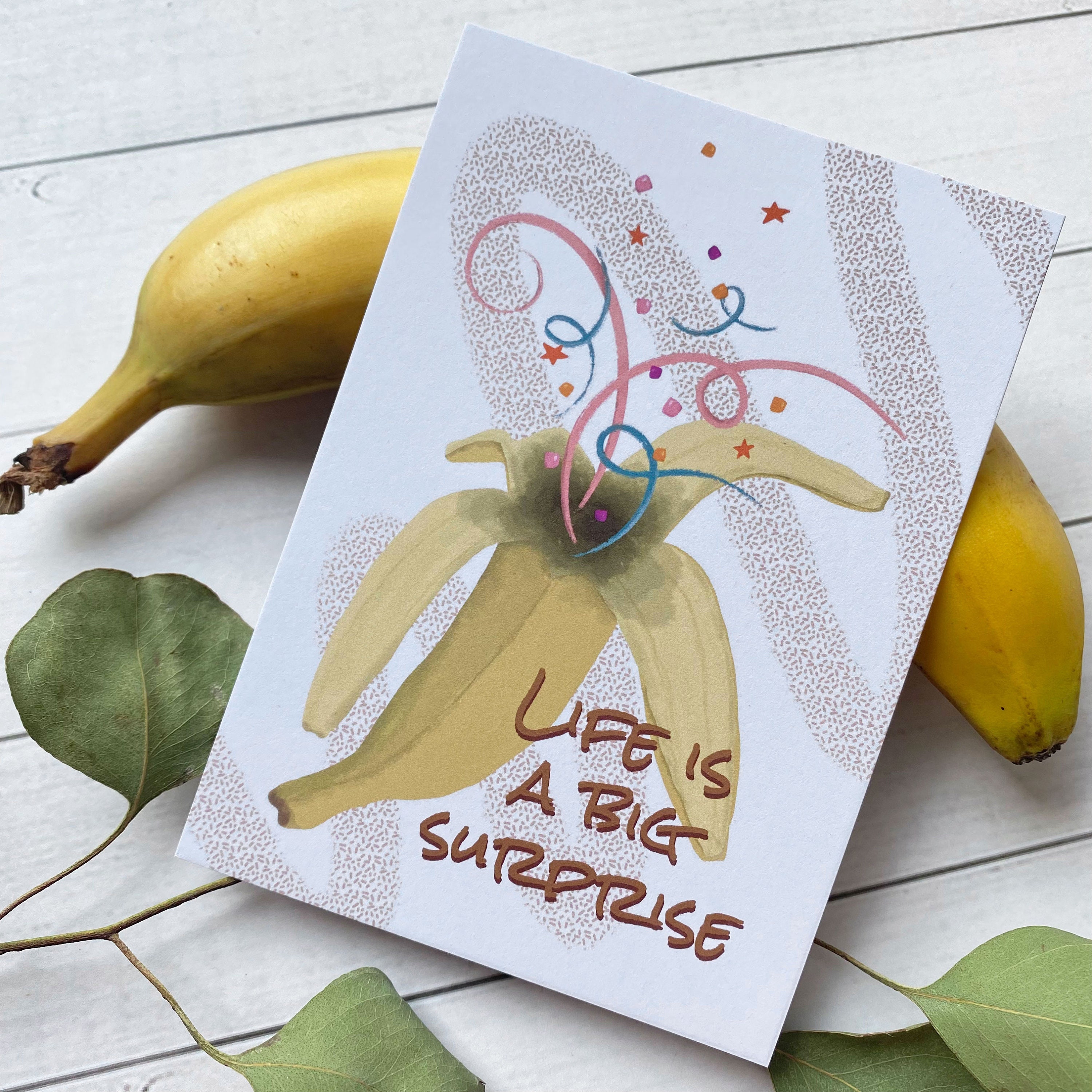 Geburtstagskarte Lustiger Spruch Banane Etsy.de
