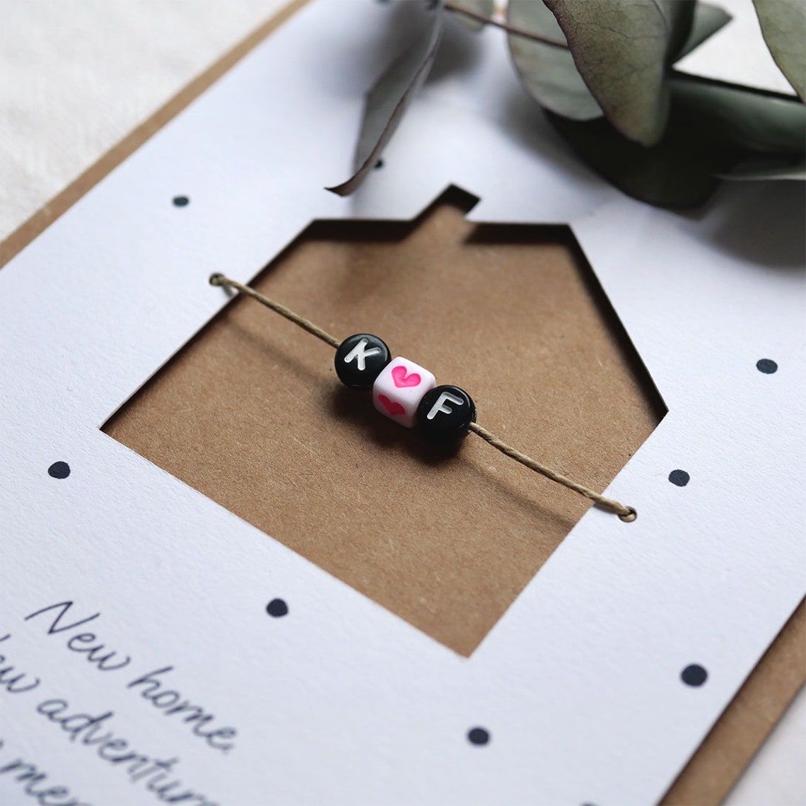 Karte zum Einzug personalisierte und handgemachte Karte | Etsy