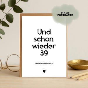 Lustige Geburtstagskarte zum 40. Geburtstag