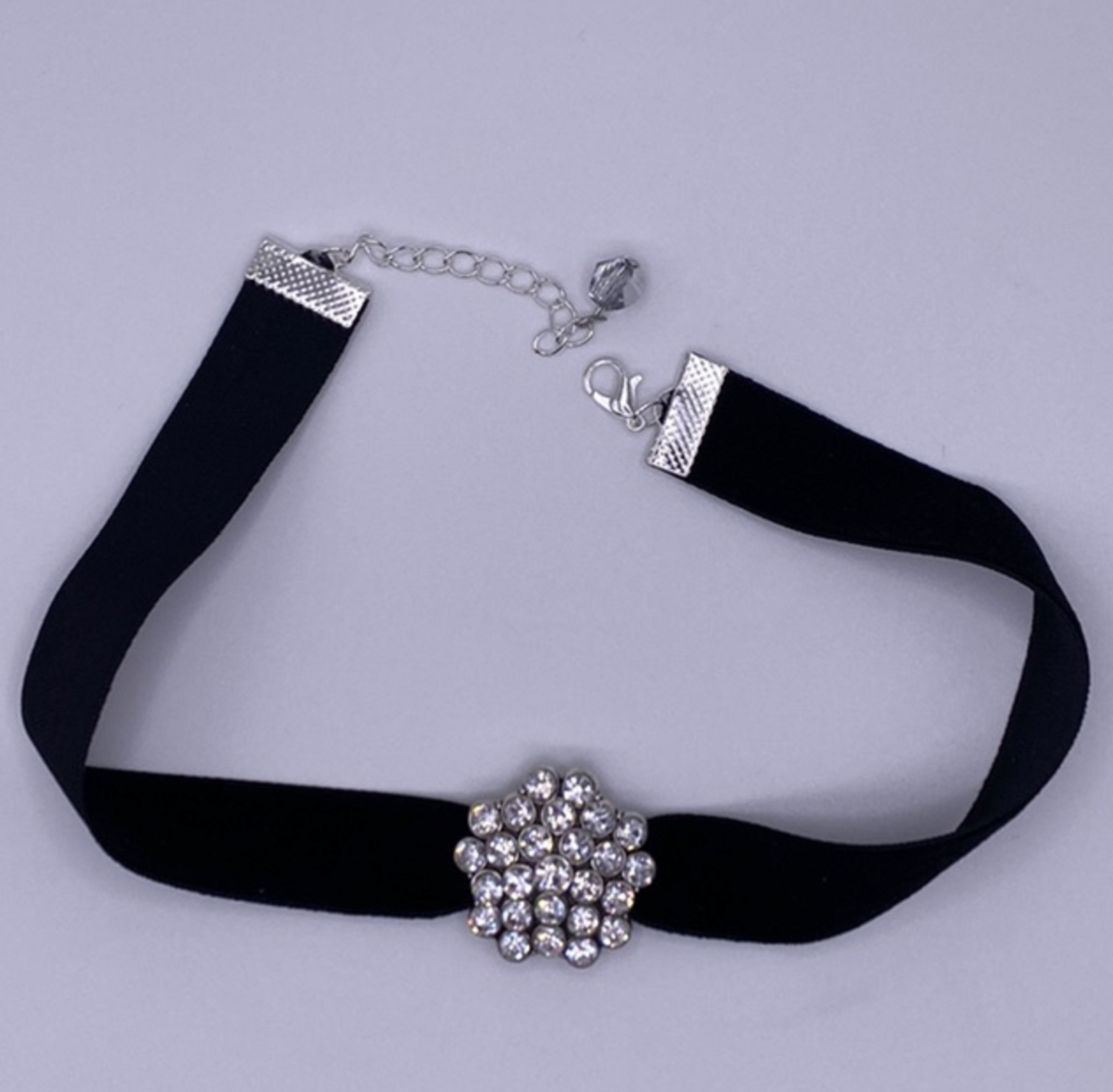 Fancy Choker Victorian Choker Black 