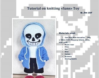 Tutorial on crochet Sans toy