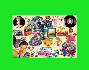 The Golden Oldies Postcard, 50s and 60s Postcards