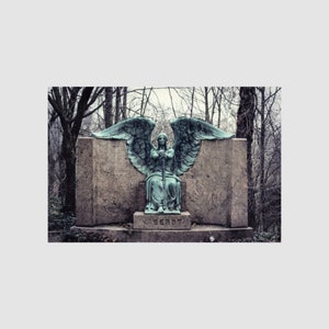 Awesome Roadside Attraction Postcard, The Haserot Weeping Angel Statue, Cleveland Ohio Postcard, Postcrossing, Snail Mail, Postcard Art