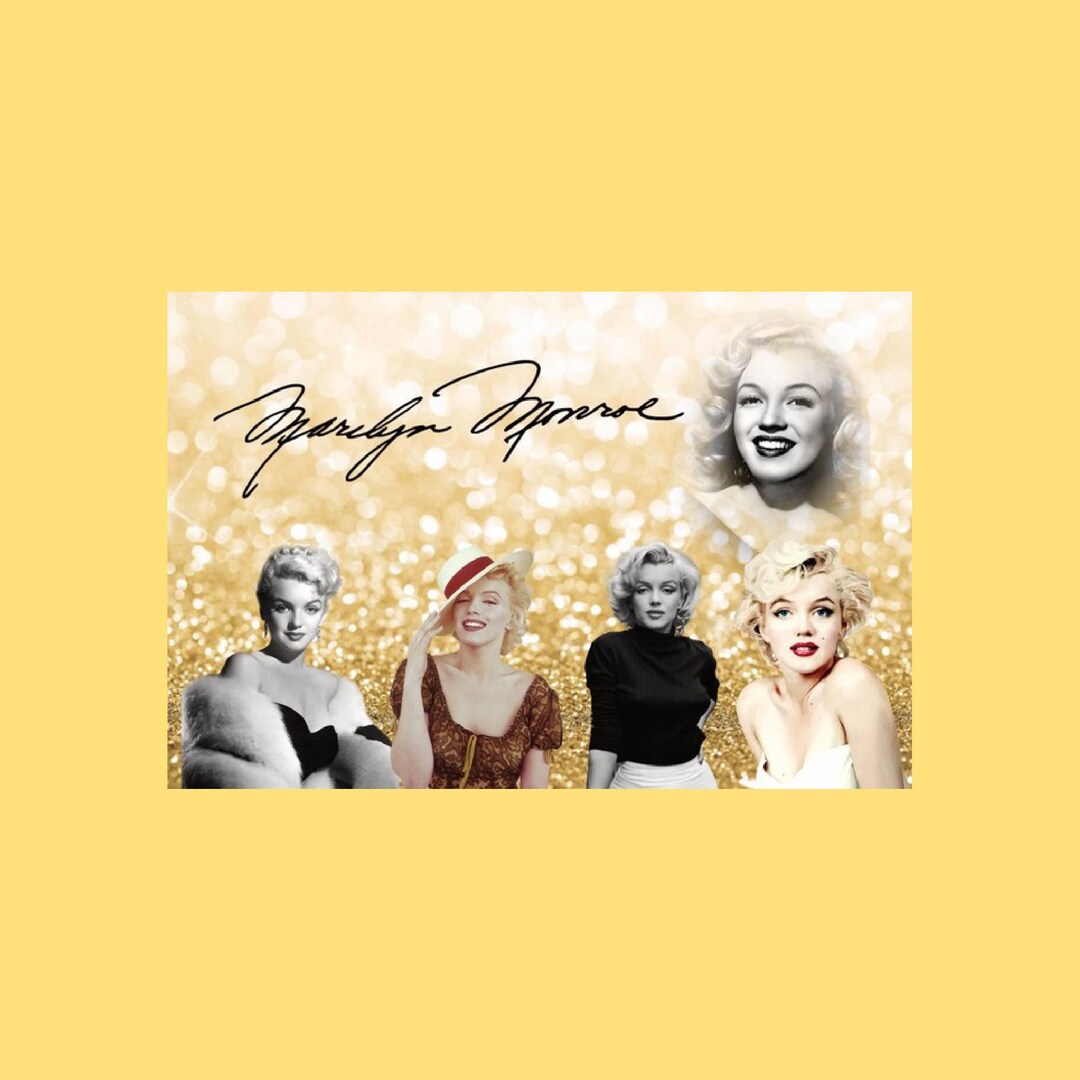 The Great Marilyn Monroe Postcard, Movie Actress Postcard, Iconic