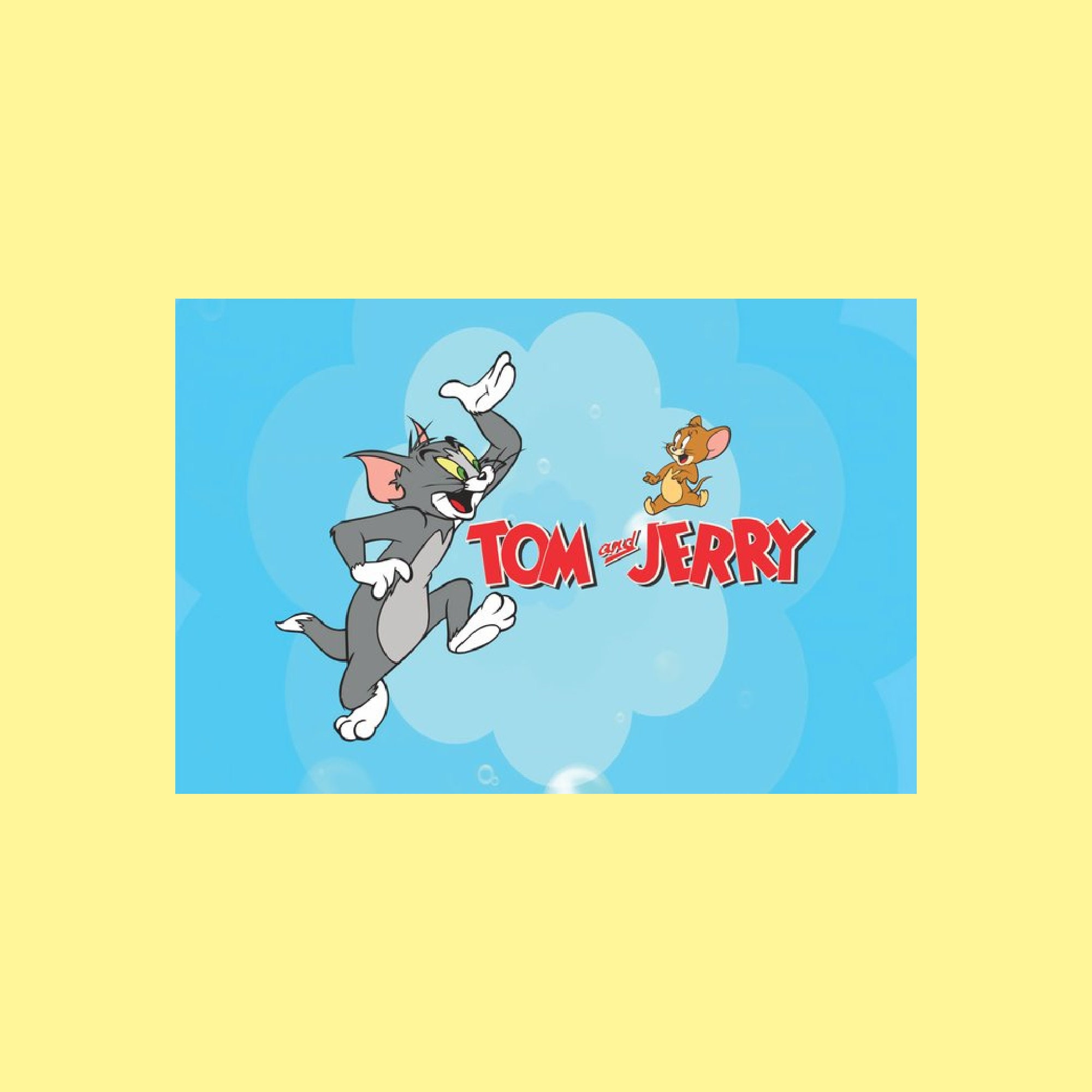 Very Cool Tom and Jerry Postcard Saturday Morning Cartoon Etsy